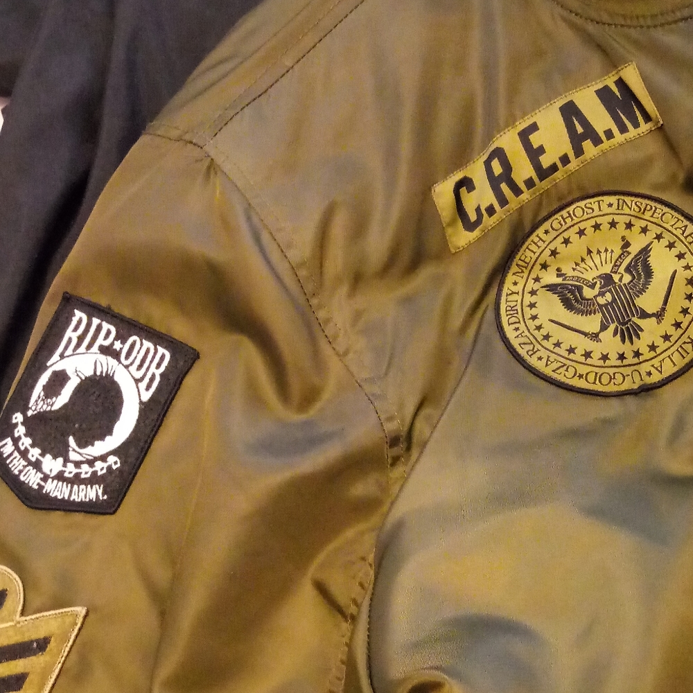 Vintage WuTang military bomber jacket